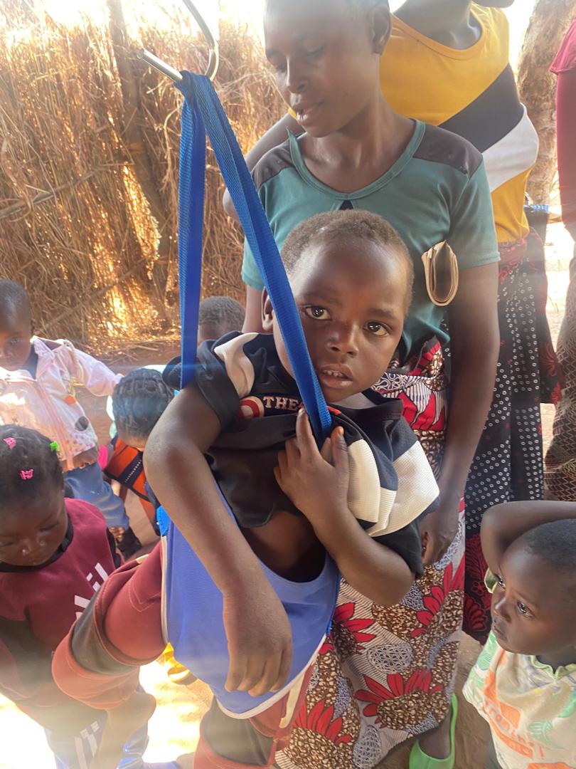 Bij iedere bijeenkomst worden kinderen onder de vijf jaar gewogen