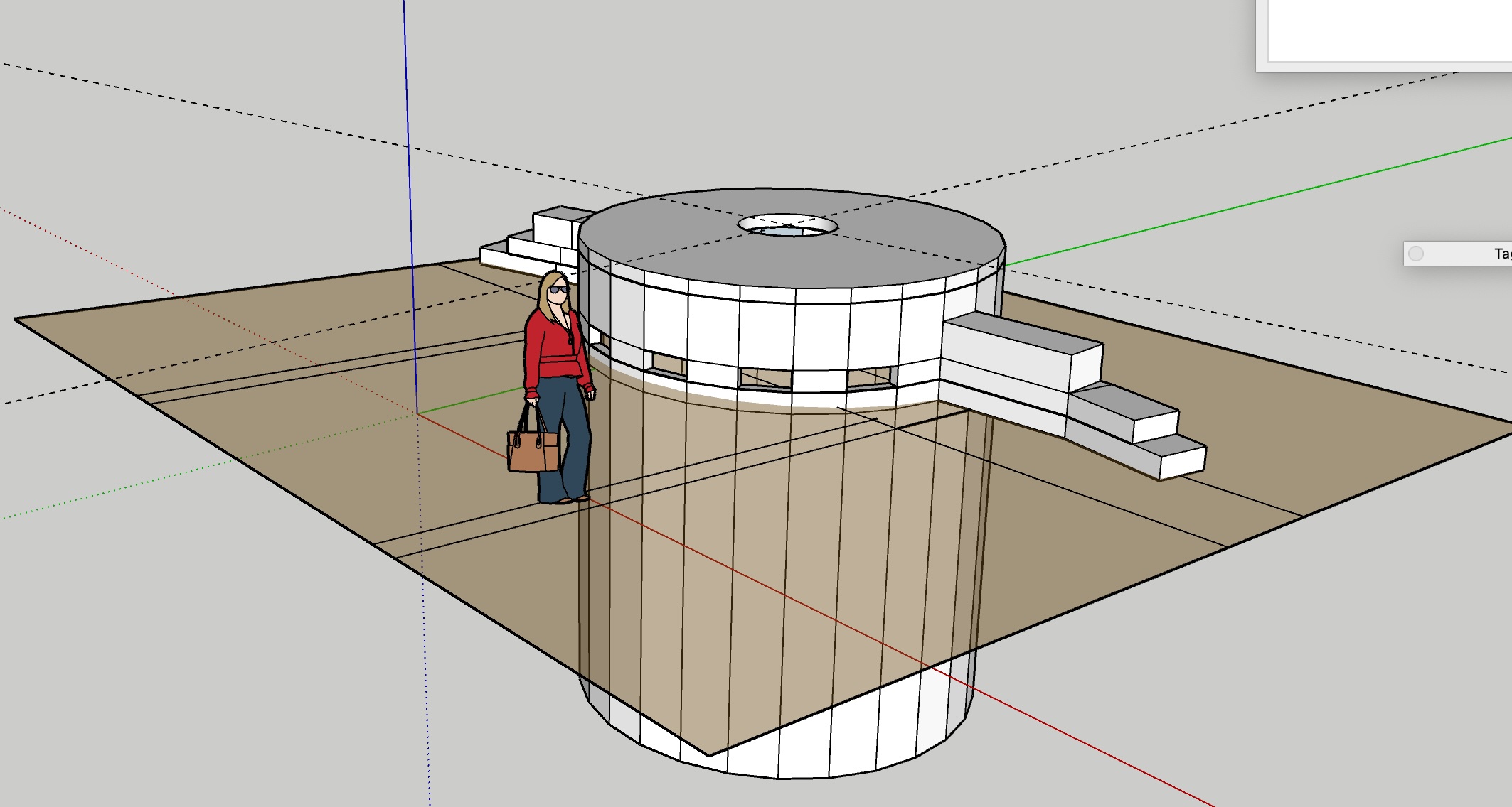 Ontwerp van een waterreservoir. Reservoirs worden gebouwd op een lokaties waar ze vanzelf worden opgevuld door de regen. 